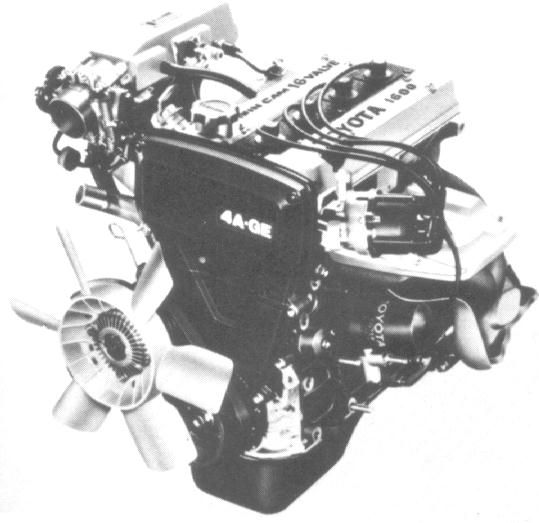 Toyota () 4A-GE (Old type) (16V):  