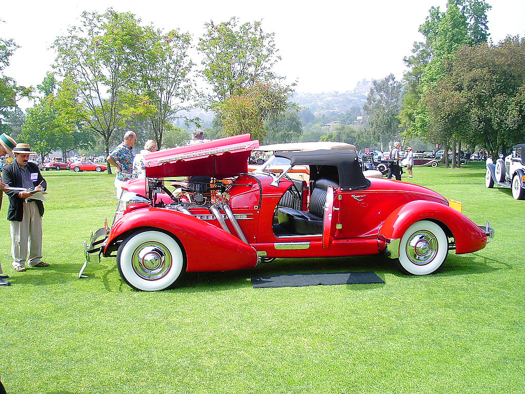 Auburn () 852 Boattail Speedster, 1936:  