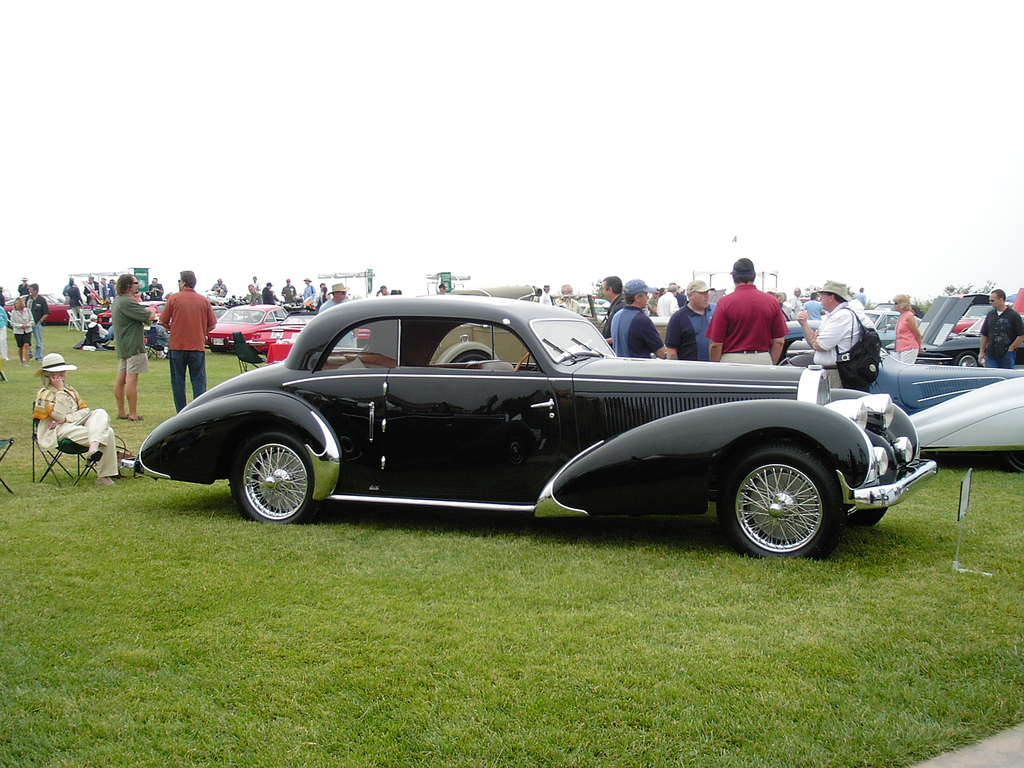 Bugatti () T57 Pillarless Coupe, 1936:  