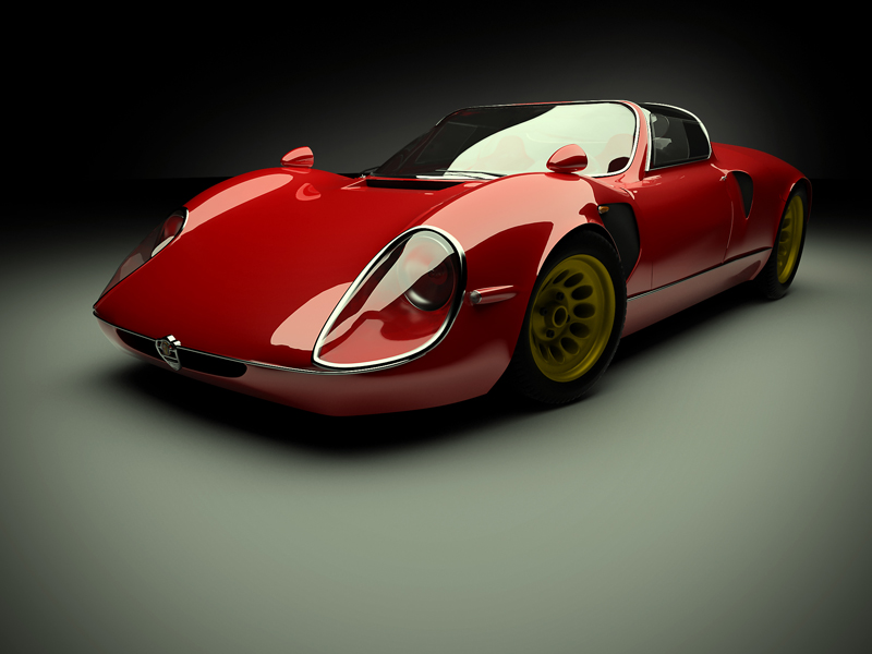 Alfa Romeo ( ) Tipo 33 Stradale:  