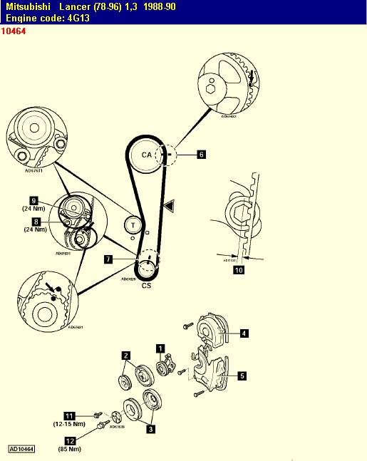 MMC Mitsubishi () 4G13 (Carb.):  