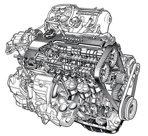 Honda () B16A:  