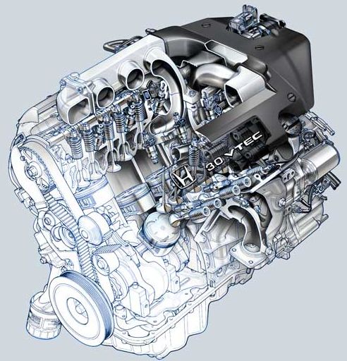Honda () J30A, J30A1,  J30A4, J30A5:  