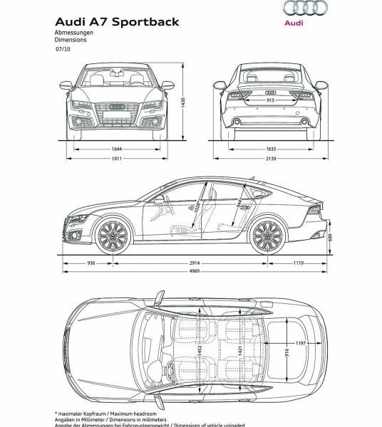 Audi () A7 I Sportback (4GA, 4GF, 4MB):  
