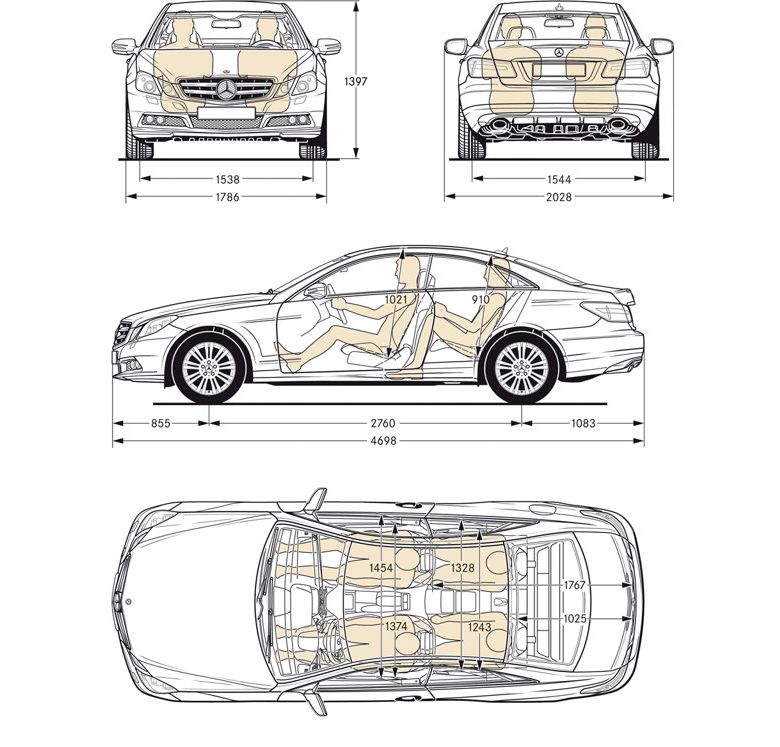 Mercedes Benz () E-Class (C207):  
