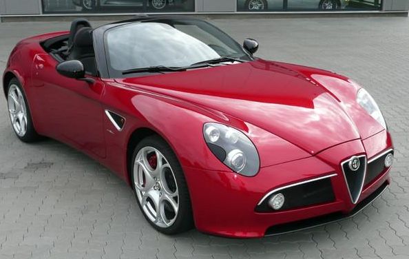 Alfa Romeo ( ) 8c Competizione, 8C Spider:  