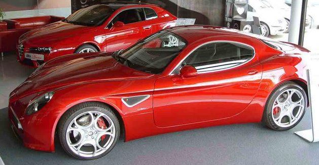 Alfa Romeo ( ) 8c Competizione, 8C Spider:  