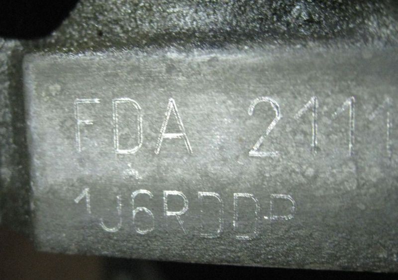 Audi () A3 (8L), FDA:    