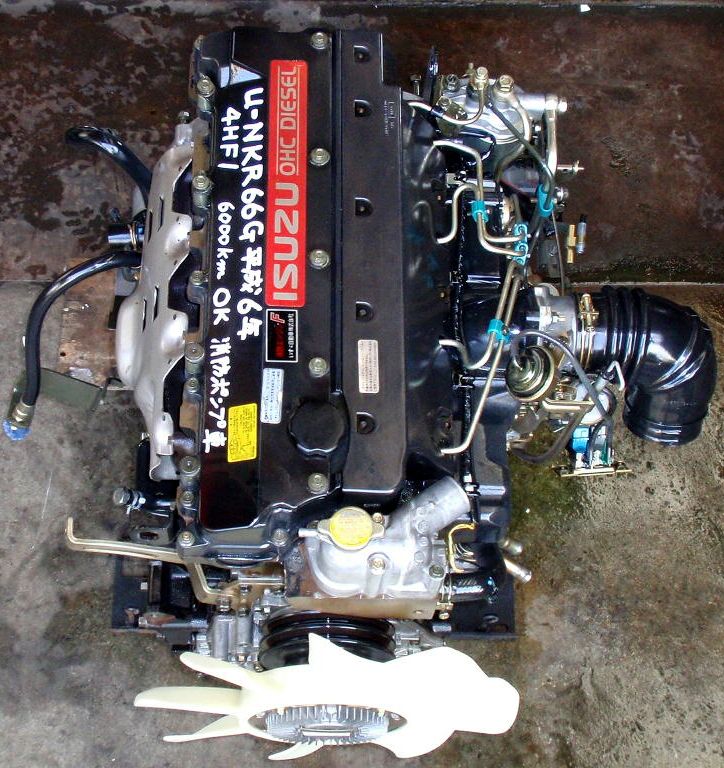 Сборка двигателя 4hf1