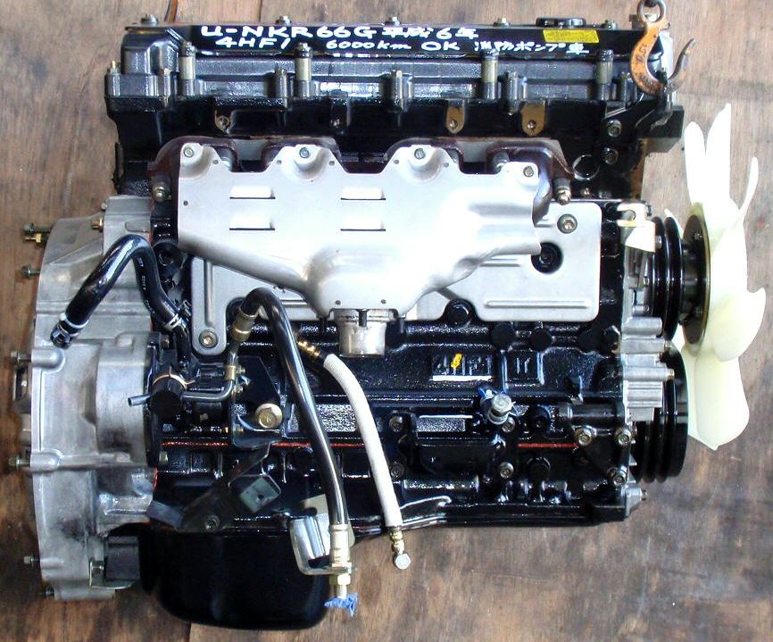 Сборка двигателя 4hf1