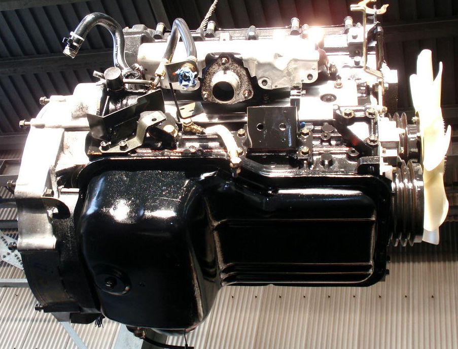 Сборка двигателя 4hf1
