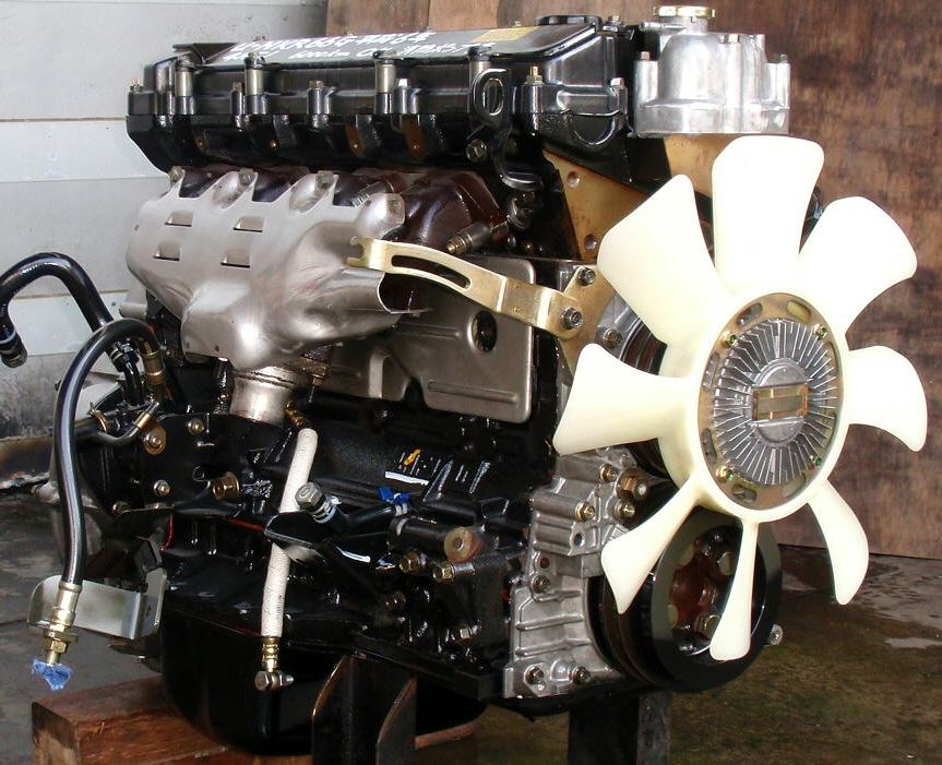 Сборка двигателя 4hf1
