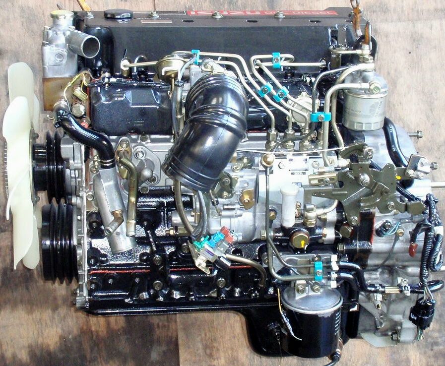 Сборка двигателя 4hf1