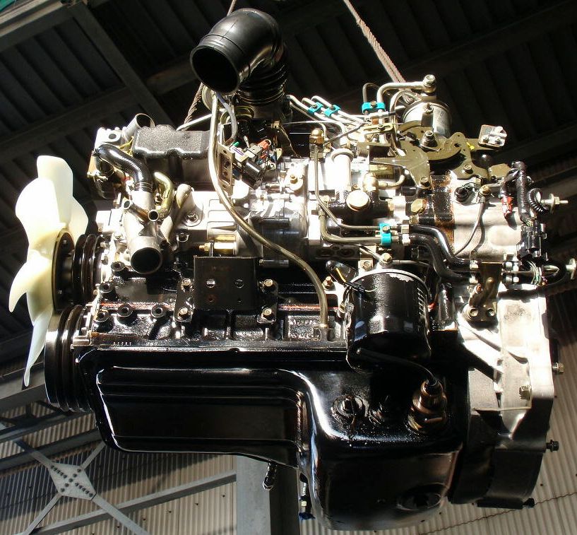 Сборка двигателя 4hf1