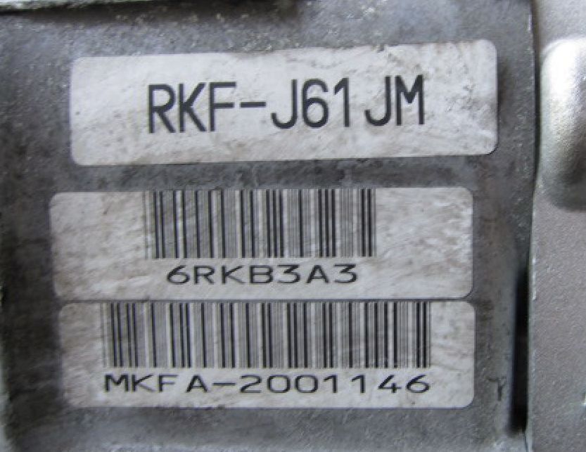 Honda () Elysion (RR4), MKFA:    