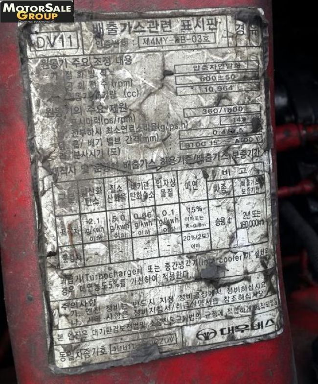Daewoo () DOOSAN DV11:  