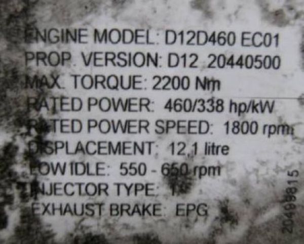 Volvo () D12D:  