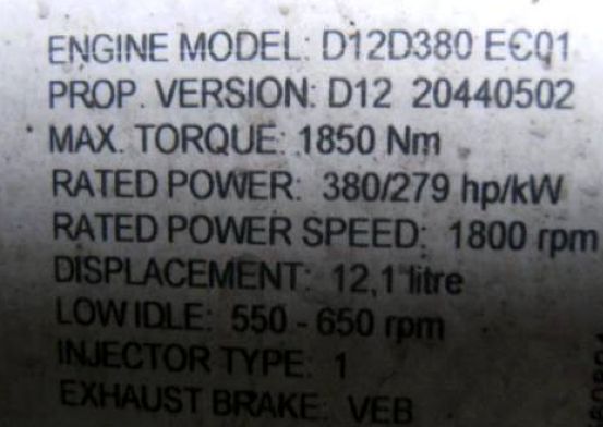 Volvo () D12D:  
