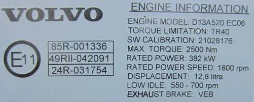 Volvo () D13A:  
