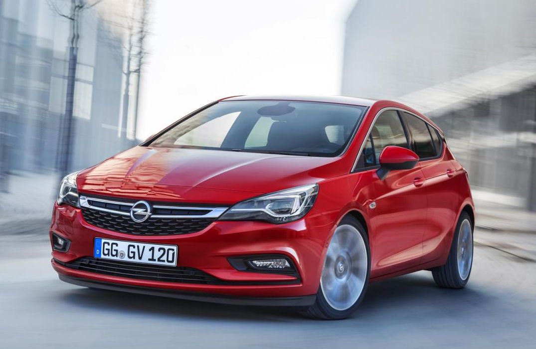 Opel () Astra K V hatchback:  