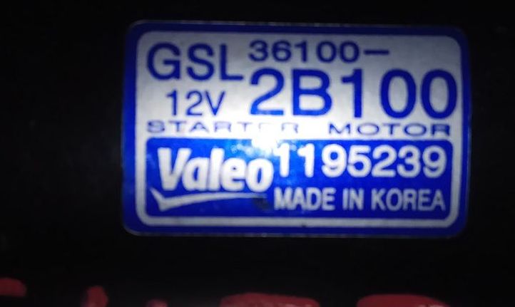 Hyundai () G4FA, G4FD, G4FJ (36100-2B100):  