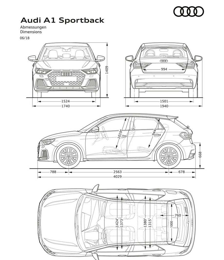 Audi () A1 II Sportback (GBA):  