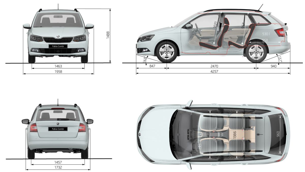 Skoda () Fabia III Combi (NJ5):  