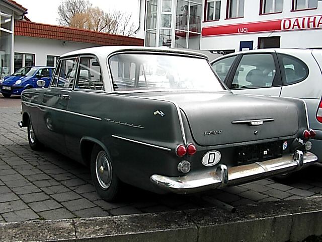 Opel () Rekord P2 coupe:  