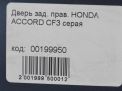 Дверь задняя правая Honda Торнео , Аккорд 6 фотография №10