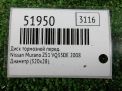 Диск тормозной передний Infiniti / Nissan EX35 , QX50 (J50) 320 мм фотография №3