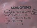Стекло двери передней правой SsangYong Нью Актион , Корандо С фотография №2