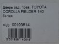 Дверь задняя правая Toyota / LEXUS Королла Филдер 2 NZE141 фотография №8